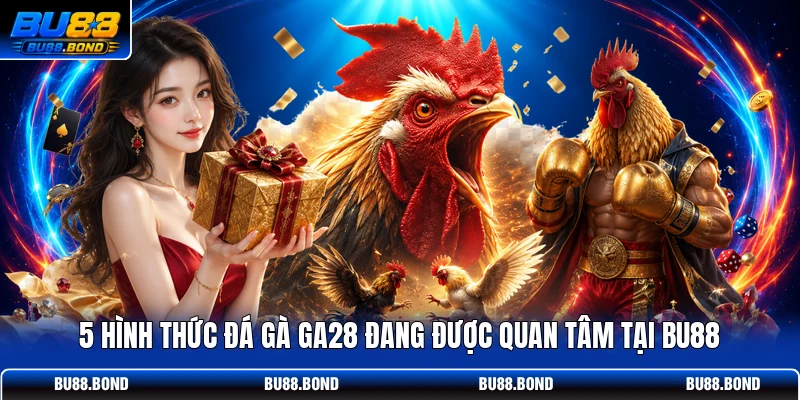 Đá Gà GA28 - Sảnh Cược Kịch Tính Với Tỷ Lệ Thưởng Cao 5 hình thức đá gà GA28 đang được quan tâm tại BU88