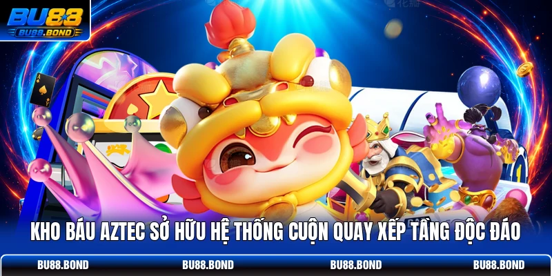 Nổ Hũ BU88: 5 Dòng Slot Có RTP Cao Đáng Chú Ý Năm 2026 Kho báu Aztec sở hữu hệ thống cuộn quay xếp tầng độc đáo